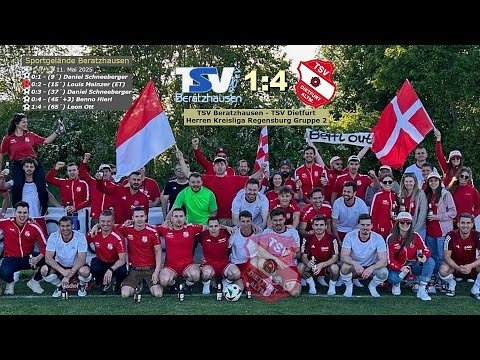 TSV Beratzhausen - TSV Dietfurt 1:4 - Herren Kreisliga Regensburg Gruppe 2