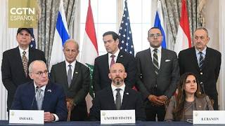 Líbano e Israel firman un acuerdo marco inicial tras las conversaciones mediadas por EE. UU.