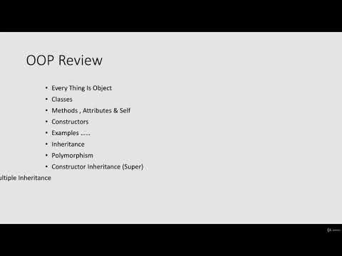 Python Object Oriented Programming In Arabic 13 Oop Review