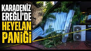 Karadeniz Ereğli'de Heyelan Paniği