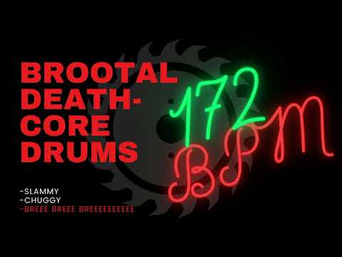 DEATHCORE DRUM TRACK #2| 172 BPM