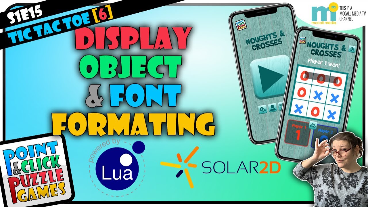 LUA DISPLAY OBJECTS & LUA FONT FORMATING: How to style objects, fonts in Lua