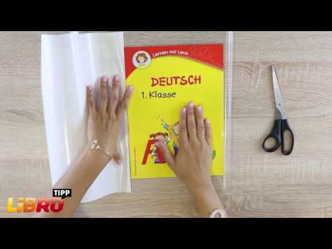 Buch einbinden mit Selbstklebefolie