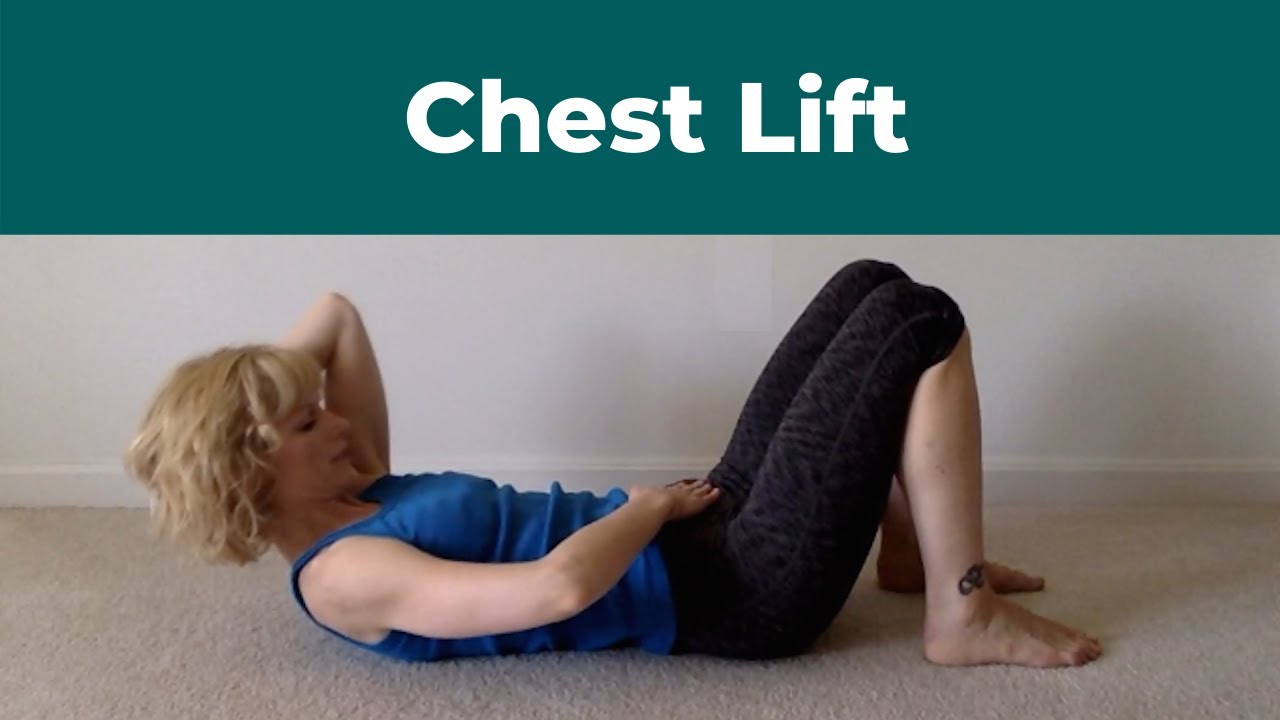 Improve Your Technique of the Pilates Chest Lift - YouTube