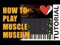 Muse - Muscle Museum Piano Tutorial (How To ...