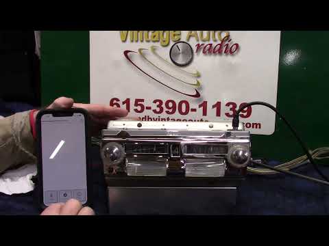 1946 47 48 Ford AM radio