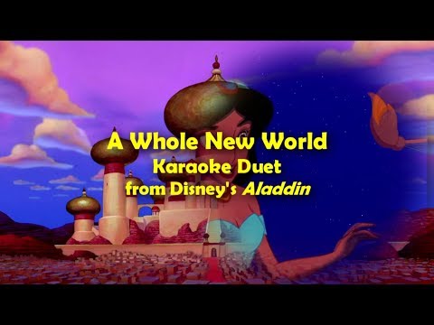 Aladdin | A Whole New World | Karaoke Duet