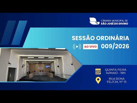 Sessão ordinária 009/2026