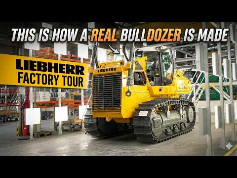 This Is How a REAL Bulldozer Is Made (Liebherr Factory Tour) 🔥
