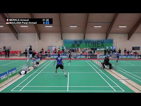 Match point - Arnaud Merkle vs Panji Ahmad Maulana - MS Final, YONEX Slovenia International 2021