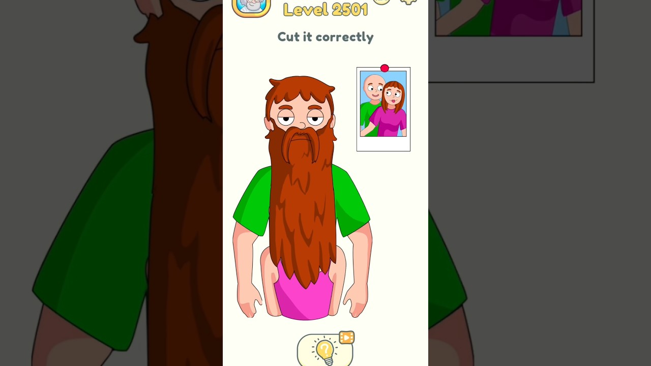 Dop 2 (Delete One Part) Level- 2501 Cut it correctly #viralvideo #shorts @opgamersurendra