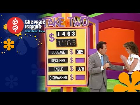TPIR Contestant Tackles TAKE TWO To Win Four Fabulous Prizes! - The Price Is Right 1984