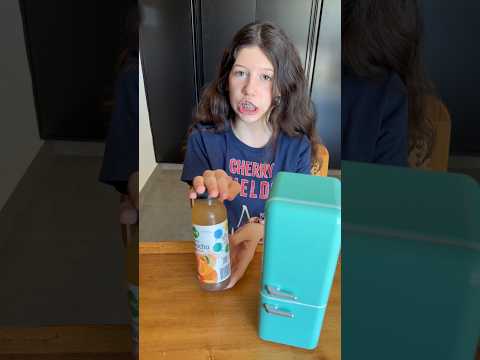 Experimentando comidas que vem na Geladeira começando por KOMBUCHA