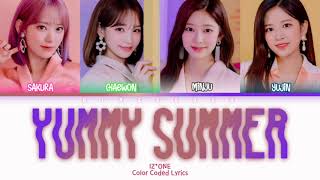 Download lagu [ VER.] IZ*ONE (アイズワン) - Yummy Summer Lyrics (Kan/Rom/Eng/Color Coded/Lyrics/歌詞) | bingsoosh mp3