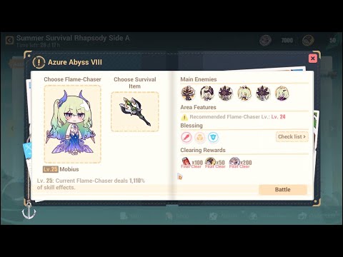 [Honkai Impact 3] Summer Survival Rhapsody Side A - Azure Abyss VIII