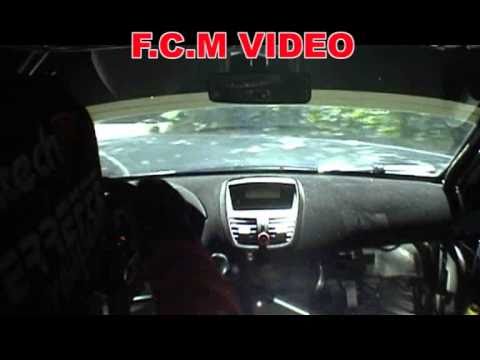 CameraCar Rally Appennino Ligure 2010 Depau-Malinarich Peugeot 207 Super2000