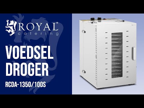 Video - Voedsel Droger - 1,500 W - 16 rekken