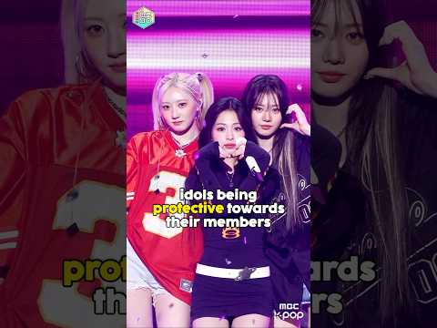 Idols being protective towards their members #kpop #aespa #shorts #fyp