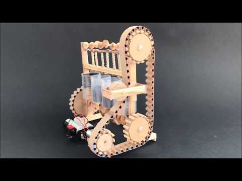 How the four cylinder engine model - DIY with cardboard