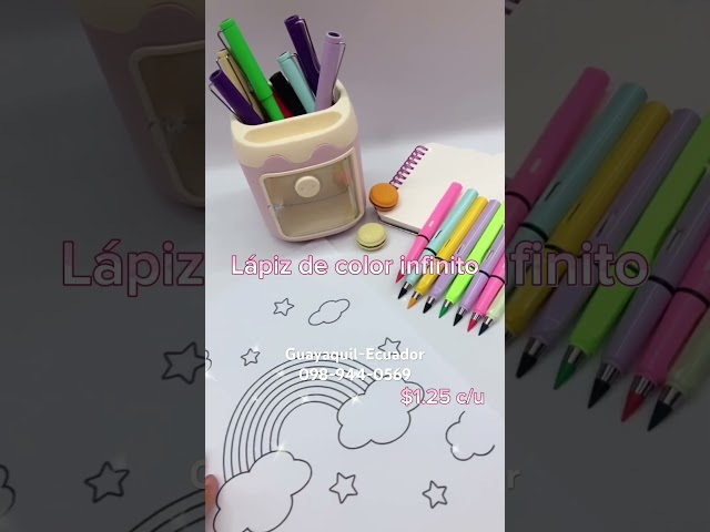 Vídeo relacionado con regalo grabado - 20 Lápices infinito personalizados | Táctil | con Texto o Logo | Lapiz Eterno personalizado | Aluminio Metalizado | Goma de Borrar | con Funda de Antelina | Unidades (20)