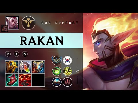 Rakan Support vs Pyke - KR Challenger Patch 25.24