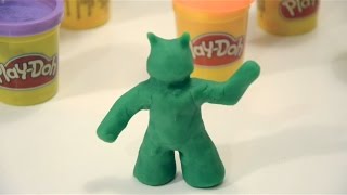 Play Doh Green Monster playset playdough by Funny Socks