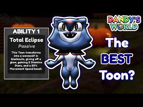 Eclipse is My FAVORITE Halloween Event Toon (She’s An ALPHA) 🐺🌙 | Dandy’s World Roblox Gameplay