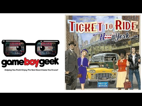 Ticket to Ride New York with the Game Boy Geek