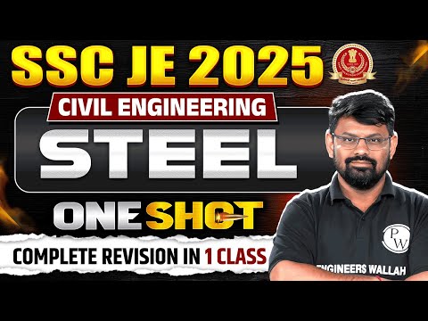 STEEL STRUCTURE In ONE SHOT | SSC JE Civil Engineering Classes | STEEL STRUCTURE Civil Engineering