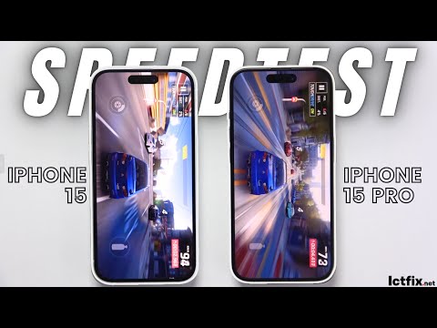 iPhone 15 vs iPhone 15 Pro | Video test Display, SpeedTest, Camera Comparison
