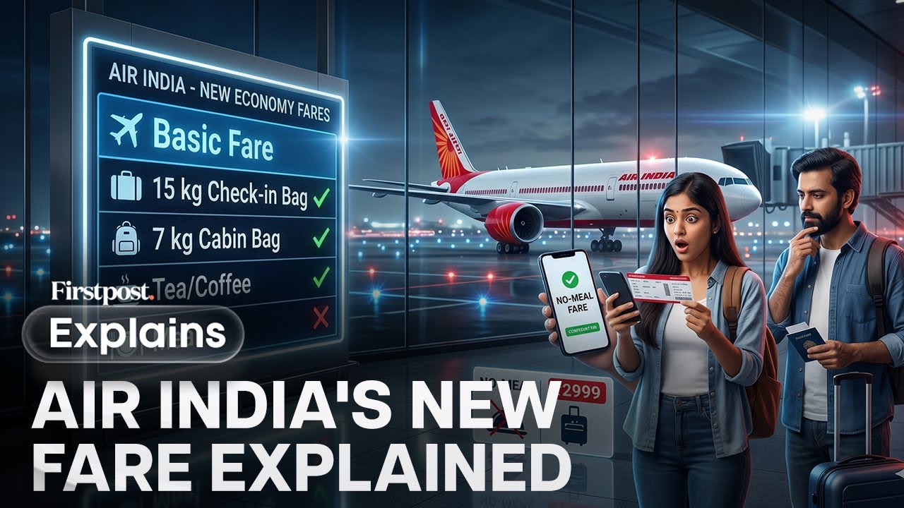 Air India Launches ‘No-Meal’ Economy Tickets To Attract Budget Travellers | FP Explains