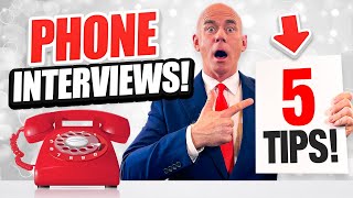PHONE INTERVIEW QUESTIONS & ANSWERS! (PHONE-SCREENING INTERVIEW TIPS!)