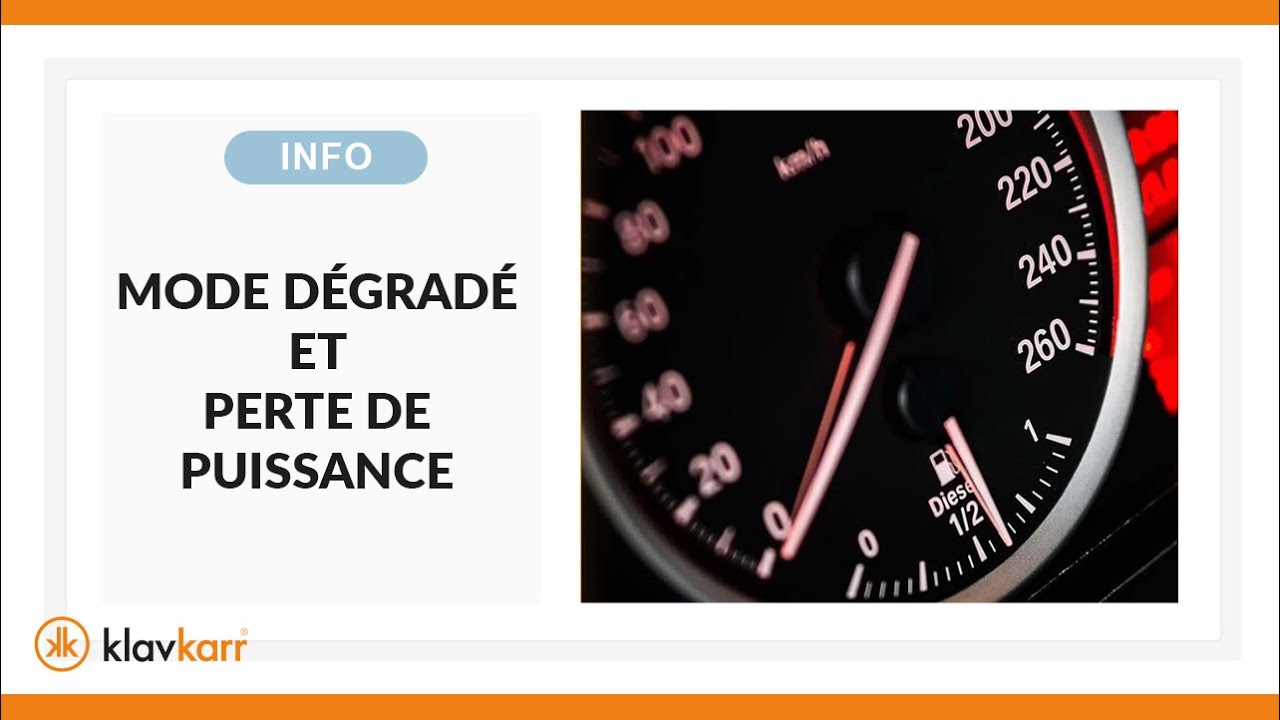 [INFO] Mode Dégradé et perte de puissance : Le pourquoi du comment