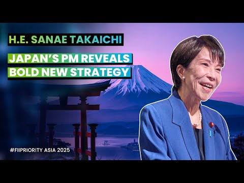 H.E. Sanae Takaichi, Prime Minister of Japan at FII PRIORITY Asia