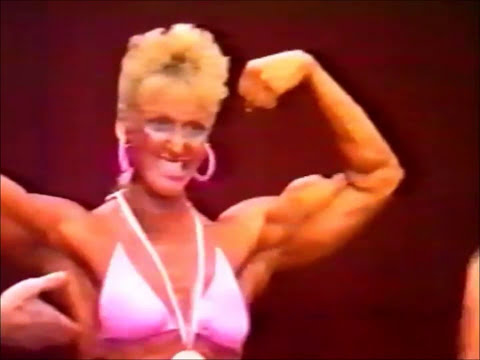 Karin Veit (GER), NABBA European 1990 - Miss Physique Tall Winner