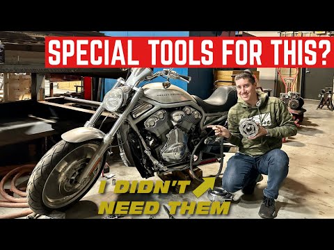Crazy RACING Clutch Install On My CHEAP Harley V-Rod