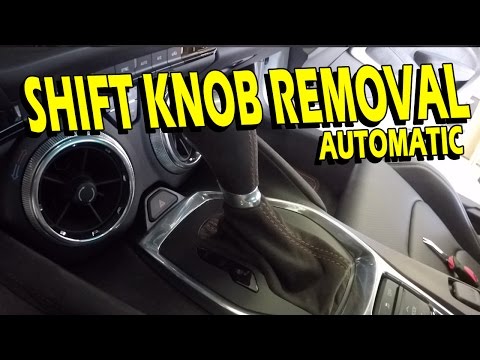 Automatic Shift Knob Removal/Replacement Guide 2016-2024 Camaro SS, 1LE, ZL1, LT