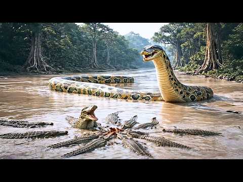 T-Rex vs Titanoboa: The Most Brutal Battle in Ancient History | Chronos Jungle