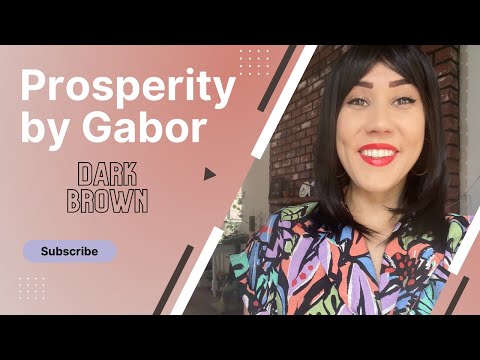 WIG REVIEW: Prosperity by Gabor in color Dark Brown