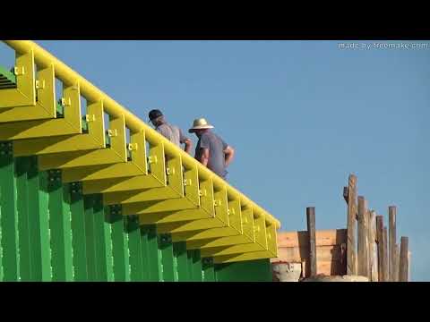 PONTE DO RIO IBICUI ( provisória ) EM DILERMANDO DE AGUIAR RS- DIVISA COM SÃO PEDRO DO SUL.