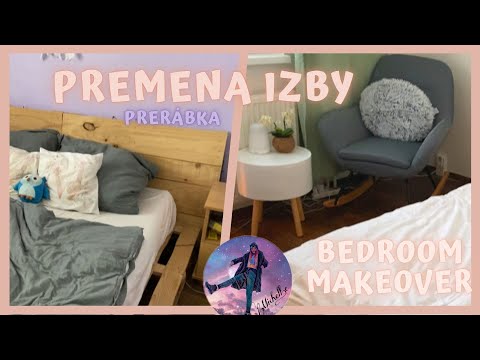 Premena / prerábka IZBY…. bedroom makeover on budget 😴