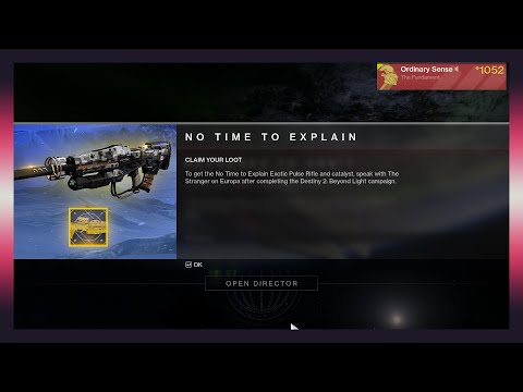 How To Get The No Time To Explain Exotic Pulse Rifle And Exotic Catalyst In Destiny 2 Beyond Light