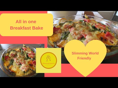 All in one Baked Breakfast - Slimming World Friendly