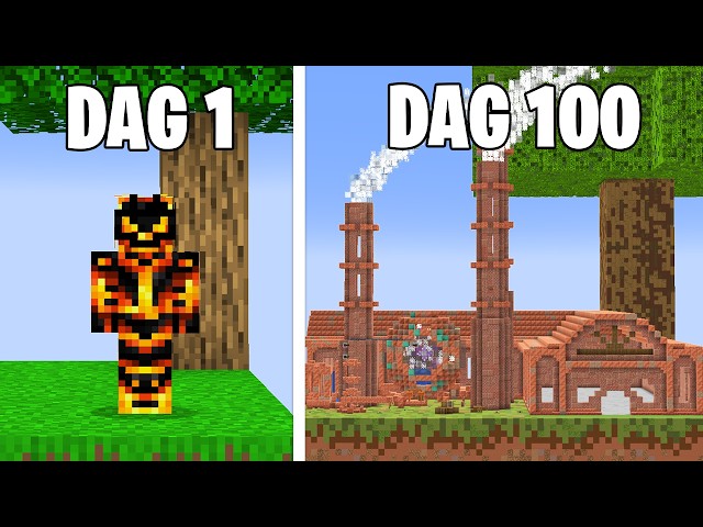 100 Dage I Minecraft Skyfactory! SDDEFAULT Thumbnail