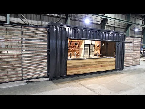 The Ultimate 20ft Container Bar - Port Shipping Containers