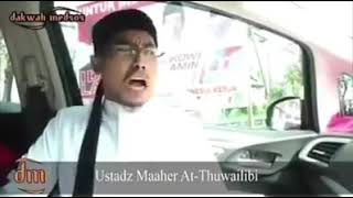 Download lagu Ustadz Maaher At Thuwailibi Hina Jokowi mp3