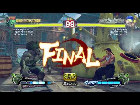 SSFIVAE:  Blanka (tamanegibutai) vs. Yun (Billy Maqiang)   HD