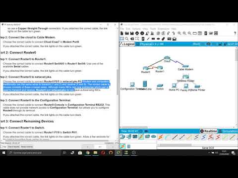 4.6.5 Packet Tracer - Connect a Wired and Wireless LAN (CCNAv7)