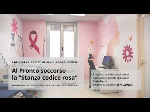 AOU SASSARI, Al Pronto soccorso la “Stanza codice rosa”