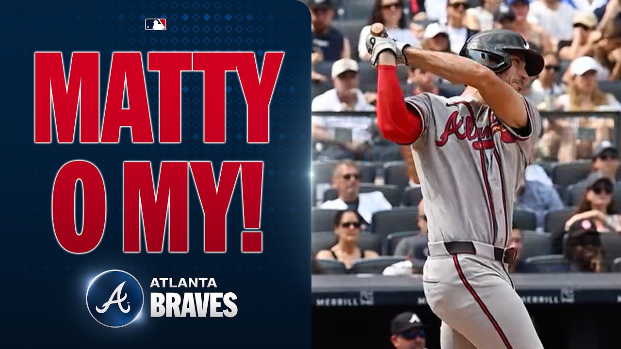 Matt Olson crushes a GO-AHEAD HOME RUN in his 900th consecutive game! 😤🔥 | MLB Highlights